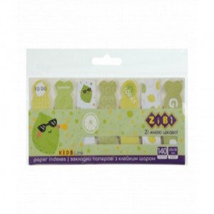 Set notite index autoadezive Lime Paper 65X18 Mm, 7X20 foi ZB.15104 (24)