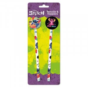 Set rechizite Pyramid SR74408 Lilo And Stitch Pencils (Acid Pops) Pencils And Toppers 2Pk