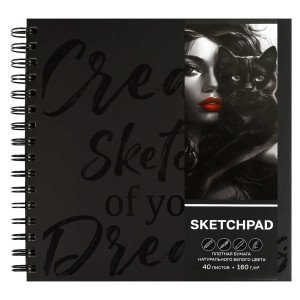 Sketchpad Album desen 40 foi 210x210 ЧЁРНАЯ КОШКА 70192