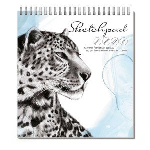 Sketchpad Bloc alb 80 foi 155x180 ЛЕОПАРД 62107