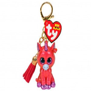 TY25062 BB SUNSET - coral unicorn, 6.5 cm