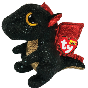 TY36321 Dragonul negru Grindal 15 cm (Beanie Boos)
