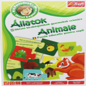 Trefl 01636 GAME - Animals Little Explorer HU RO