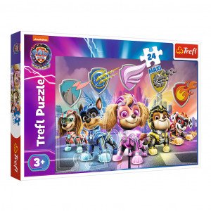 Trefl 14358 Puzzles - "24 Maxi" - The Puppie's Mission   Viacom PAW PATROL MOVIE 2023