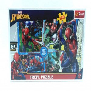 Trefl 15357 Puzzles - 160 - Spider- Man to the rescue  Disney Marvel