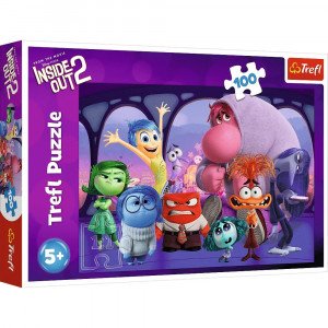 Trefl 16477 Puzzles - "100" - Inside Out / Disney Inside Out 2