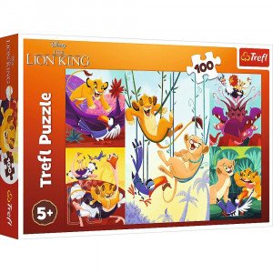 Trefl 16478 Puzzles - "100" - Courageous Lion King / Disney Lion King