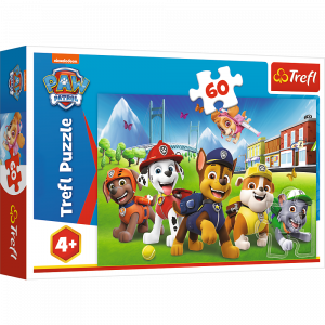 Trefl 17375 Puzzles - "60" - Paw Patrol on the grass   Viacom PAW Patrol
