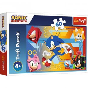 Trefl 17387 Puzzles - 60 - Sonic in action / SEGA Sonic The Hedgehog