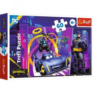 Trefl 17400 Puzzles - "60" - Batman and his vehicles / Warner Batwheels