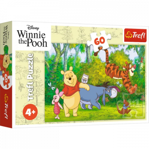 Trefl 17411 Puzzles - 60 - Tasty honey /  Disney Winnie the Pooh_FSC Mix 70%