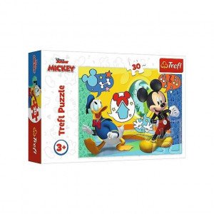 Trefl 18289 Puzzles - "30" - Mickey Mouse and Funhouse   Disney Mickey Mouse Funhouse