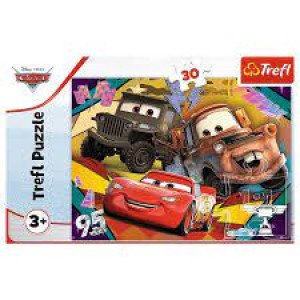 Trefl 18293 Puzzles - "30" - Speeding cars   Disney Cars 3