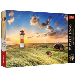 Trefl 10823 Puzzles - "1000 Premium Plus" - Photo Odyssey: List-Ost Lighthouse, Germany