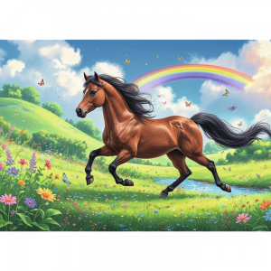 Trefl 13355 Puzzles - 200 - Dignified horse / Trefl FSC Mix 70%