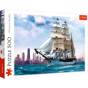 Trefl 37120 Puzzles-"500"-Sailing against Chicago
