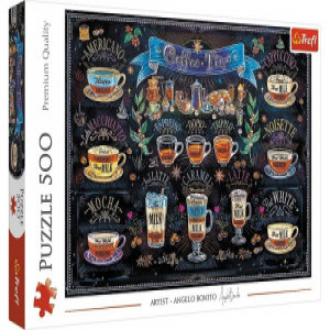 Trefl 37449 Puzzles - "500" - Coffee Time