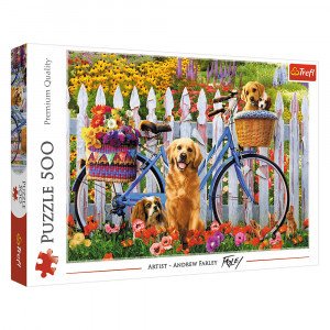 Trefl 37450 Puzzles -"500" -Puppies Adventure
