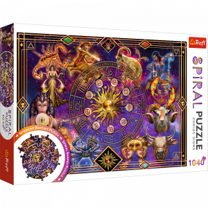 Trefl 40015 Puzzles - "1040" - Spiral Puzzle - Zodiac signs