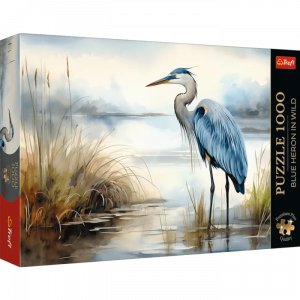 Trefl 99279 Puzzle - 1000 - Blue Heron in the Wild 1000 Piece Premium Plus_FSC Mix 70%