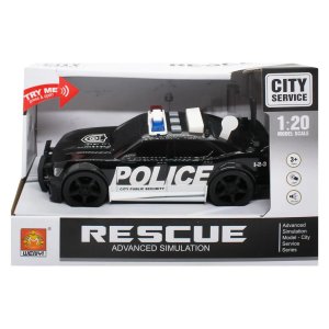 WY1151A 1:32 Masina de politie cu frictiune (lumini /sunete)