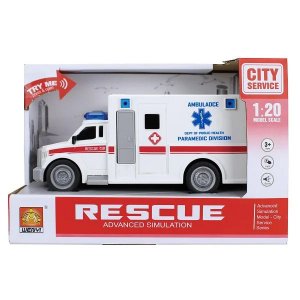 WY670A Masina Ambulanta (lumina / sunet) 1:20