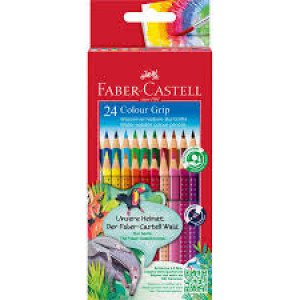 112424 Col.pencil Colour Grip cardboard/24x