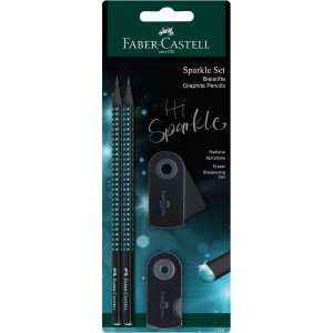 118295 Pencil set Sparkle black-ocean BC