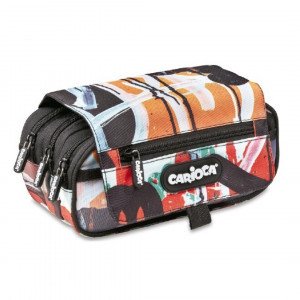 222552 PENAR CARIOCA 3-ZIP POUCH SPRAY BLACK