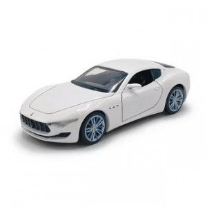 36125210 Macheta auto Maserati Alfieri 2014 Concept, 1:36, White Mecanism pull-back, sincron