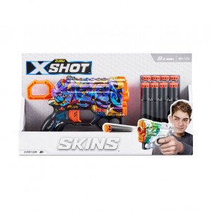 36515D Blaster X-SHOT SKINS MENAGE, ZURU, 8 cartuse