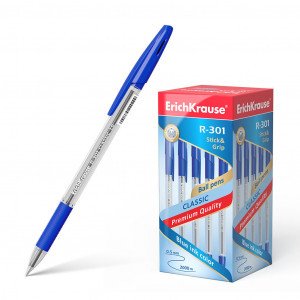 Pix 39527 ErichKrause R-301 Classic Stick&amp;Grip 1.0 blue (box 50 pcs.)