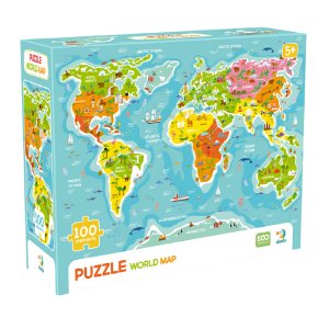 300704 Puzzle Harta Lumei, 100 elemente Dodo