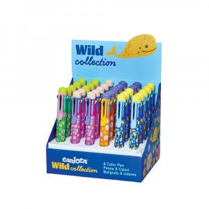 44121 Pix-8cul. CARIOCA Wild 30pcs display