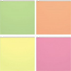 47070 Mapa ZIP на молнии ErichKrause Fizzy Neon A4 assorted colors (12 pcs in a bag)
