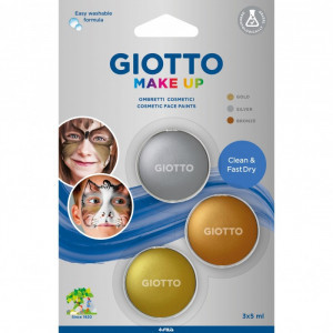 475400 Vopsele cosmetice BLS 3X5ML FPAINT GIO MAKEUP METALLIC