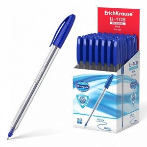 Pix 47564 ErichKrause U-108 Classic Stick, Ultra Glide Technology blue (box 50 pcs.)
