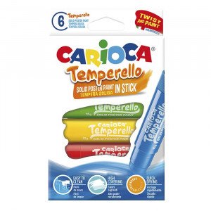 40011 Guas CARIOCA Tempera Tubes 10mlX7 + Brush