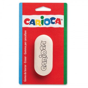 40142 Radiera CARIOCA Round Blister 1pc