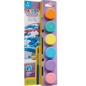 40485 Acuarela CARIOCA 6 cul. with brush pastel