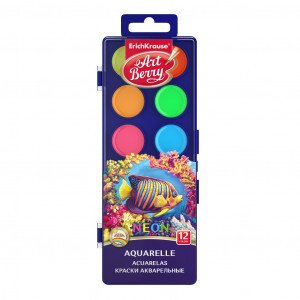 41727 Acuarela ArtBerry® Neon with UV Protection 12 colors (7)