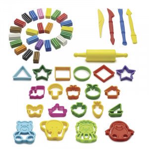 42177 Plastilina CARIOCA Plasty Special + tools400 gr. Modelling Clay