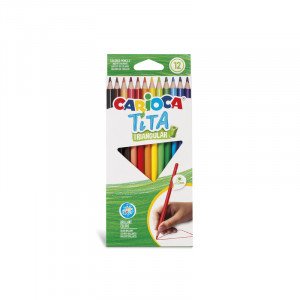 42786 Creioane CARIOCA TITA TRIANG 12cul