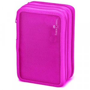 42802 Penar CARIOCA Pencil Case Fluo 3 zip