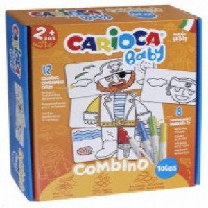 42895 Puzzle CARIOCA BABY COMBINOTALES+8C0L0RI