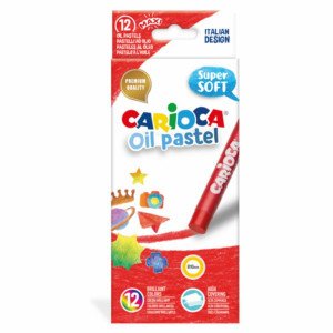 43277 Creioane CARIOCA OIL PASTEL MAXY 12 cul.