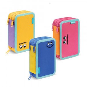 43541 PENAR CARIOCA Lookie 3 zip pencil case