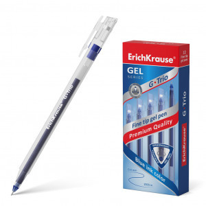 54532 Pix gel  ErichKrause G-Trio, ink color: blue (box 12 pcs.)