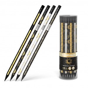 Creion simplu 55259 ErichKrause, Magic Sky, triangular, with eraser HB (42)