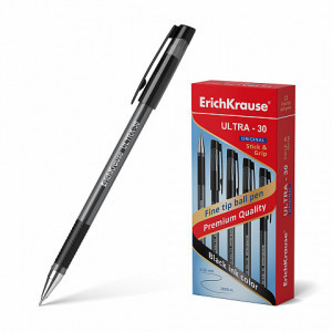 55393 Pix cu bila ErichKrause ULTRA-30 Original, ink color: black (box 12 pcs.)